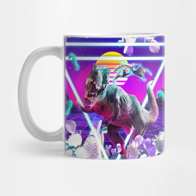 Dinosaur Rave Raving T-Rex by Random Galaxy